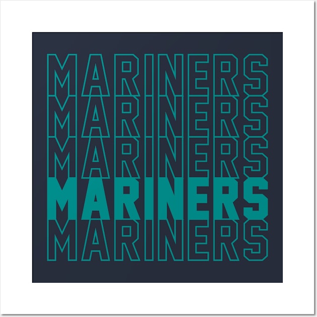 Mariners Wall Art by Throwzack